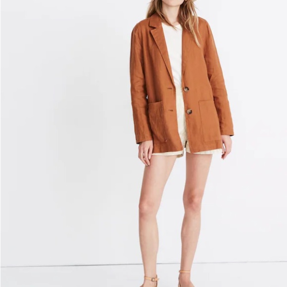 Madewell Women's Linen Blazer
